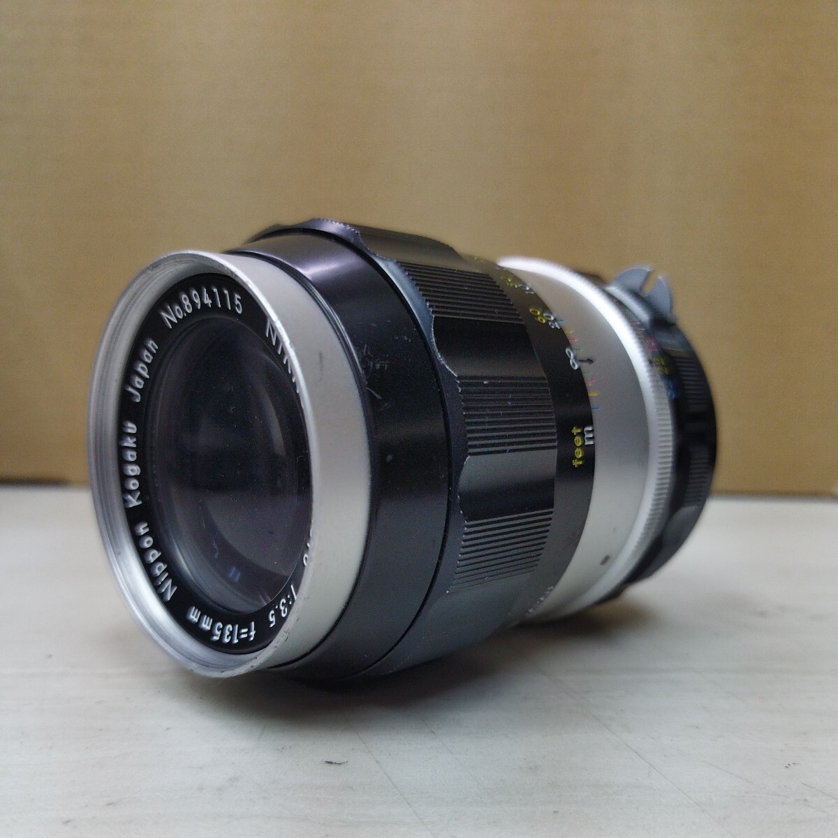 Nikon Nippon Kogaku Japan NIKKOR-Q Auto 1:3.5 f=135mm ニコン カメラレンズ ニコン用 未確認 LENS1833の画像1