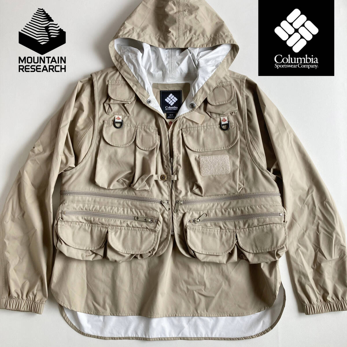 【未使用に近い】コロンビアブラックレーベル マウンテンリサーチ フィッシングベスト 定価￥42,120 Columbia Black Label fishing vestの画像1