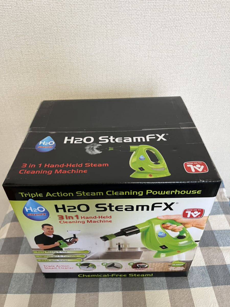 【新品未開封】H2O Steam FX スチームクリーナー クリーニングセット 管理A2317 ハンディスチームクリーナー H2Oレッドの画像3