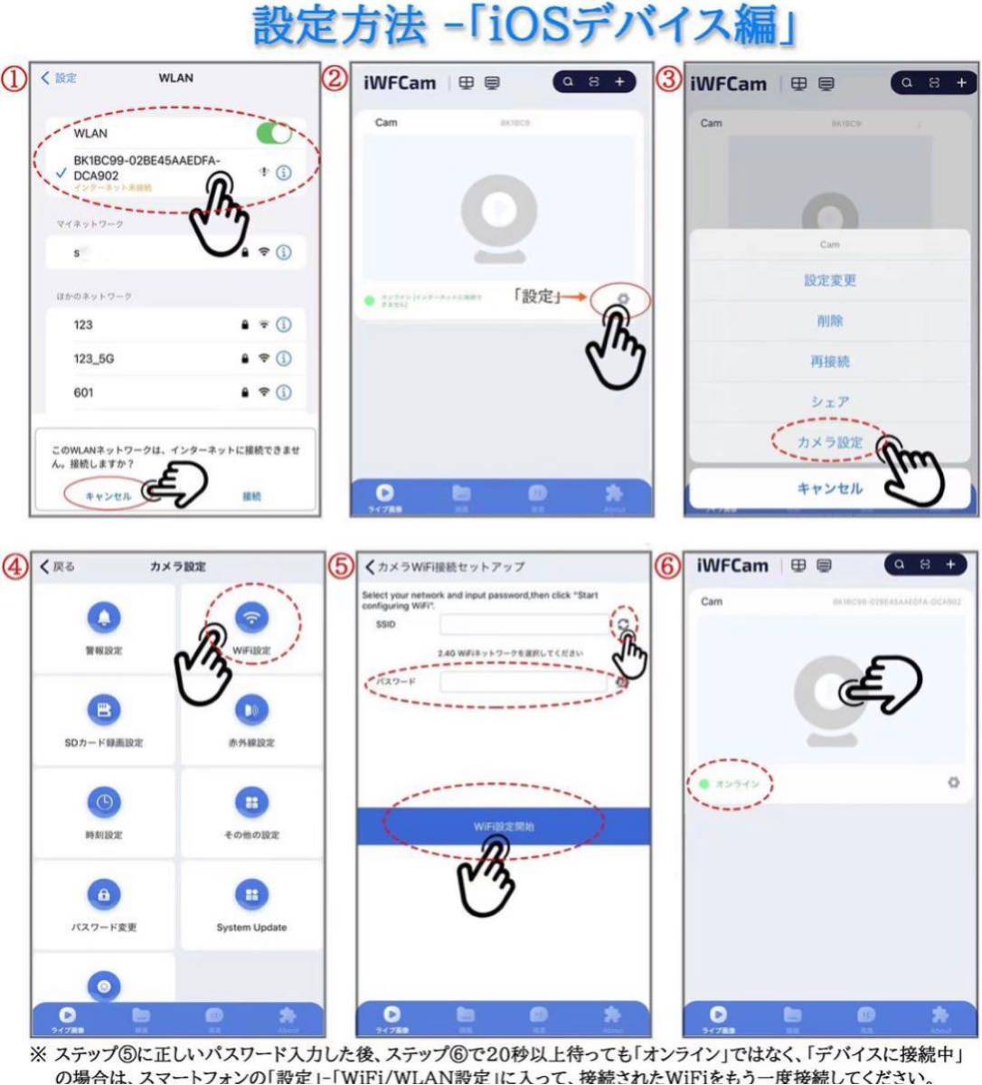 小型カメラ 防犯カメラ WIFI機能付き 録音録画 遠隔監視 動体検知 広角 室内防犯カメラ 監視カメラ IOS/Android対応 日本語取扱説明書付の画像8