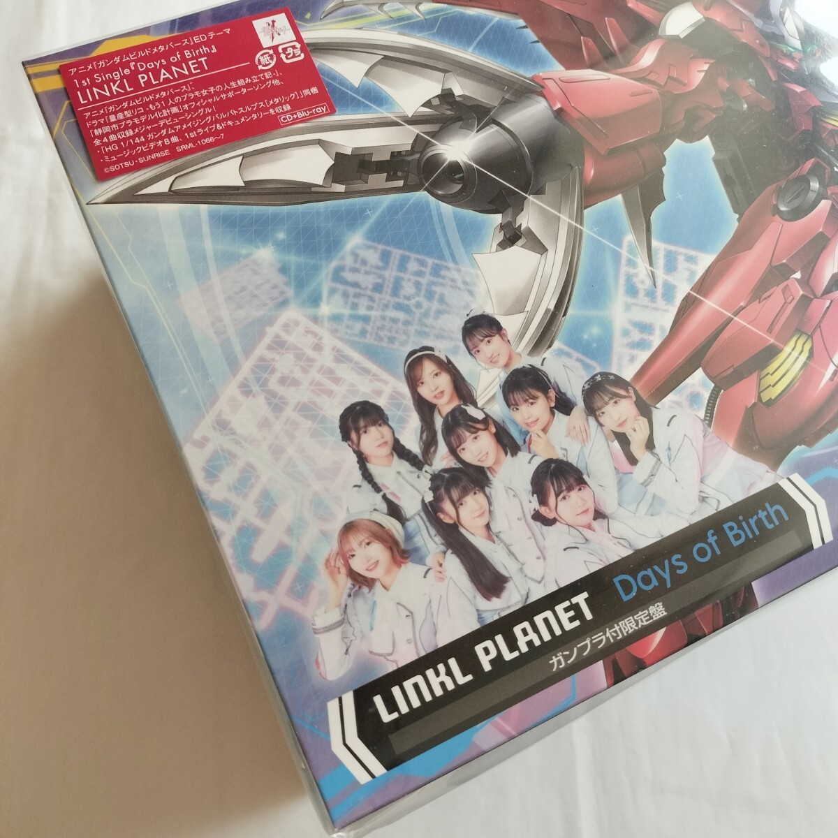 [ new goods ]LINKL PLANET Gundam build me Tabah sED Thema Days of Birth gun pra attaching limitation record CD Blu-ray plastic model acrylic fiber key holder attaching 