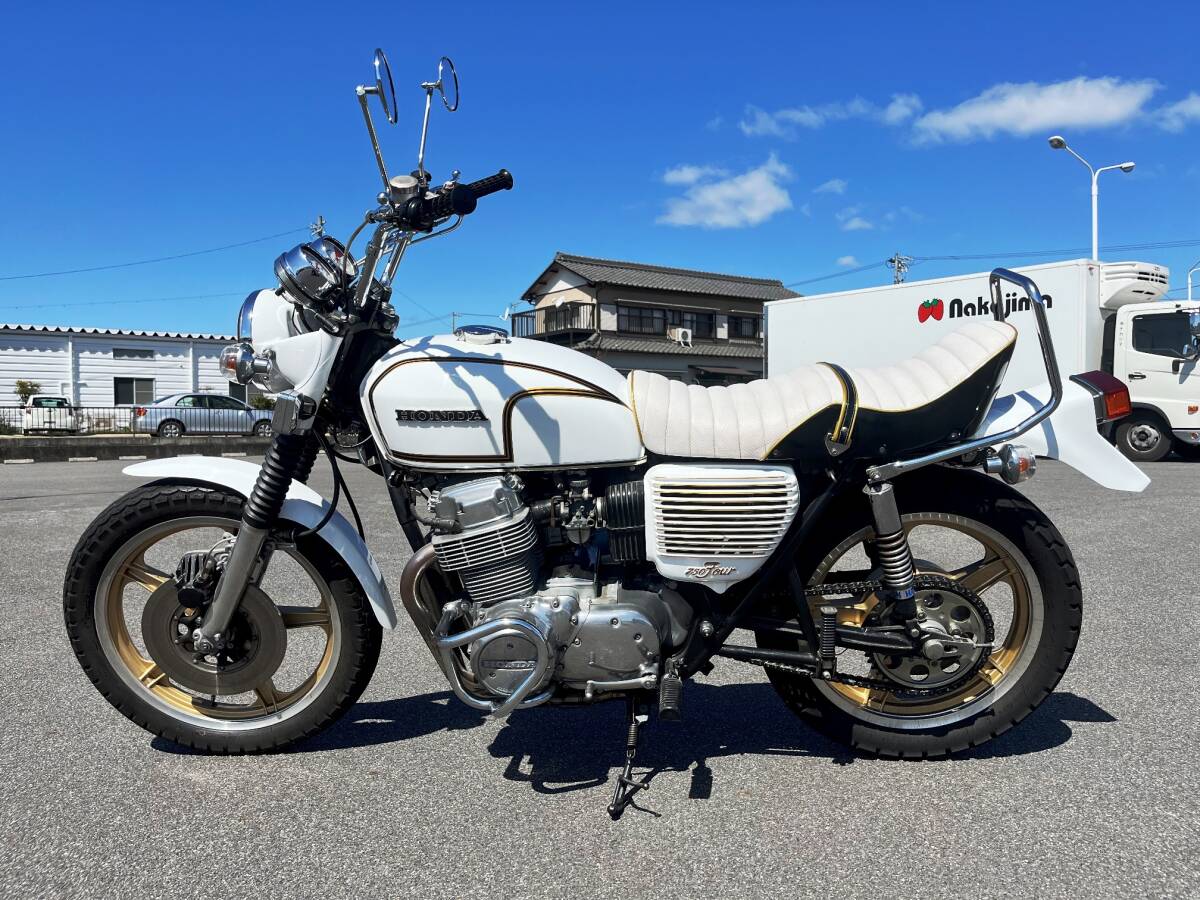 ☆　CB750Four　CB750K　K2　国内物　名古屋仕様　カスタム車　ハヤシキャスト　ゼロ管　☆　検）CB　旧車　当時_画像5