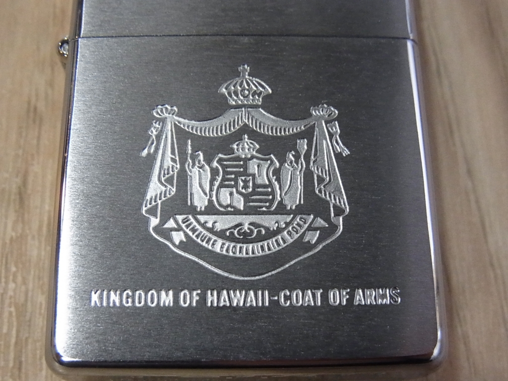 未使用★ZIPPO ジッポ★KINGDOM OF HAWAII CORT OF ARMS★1998_画像3