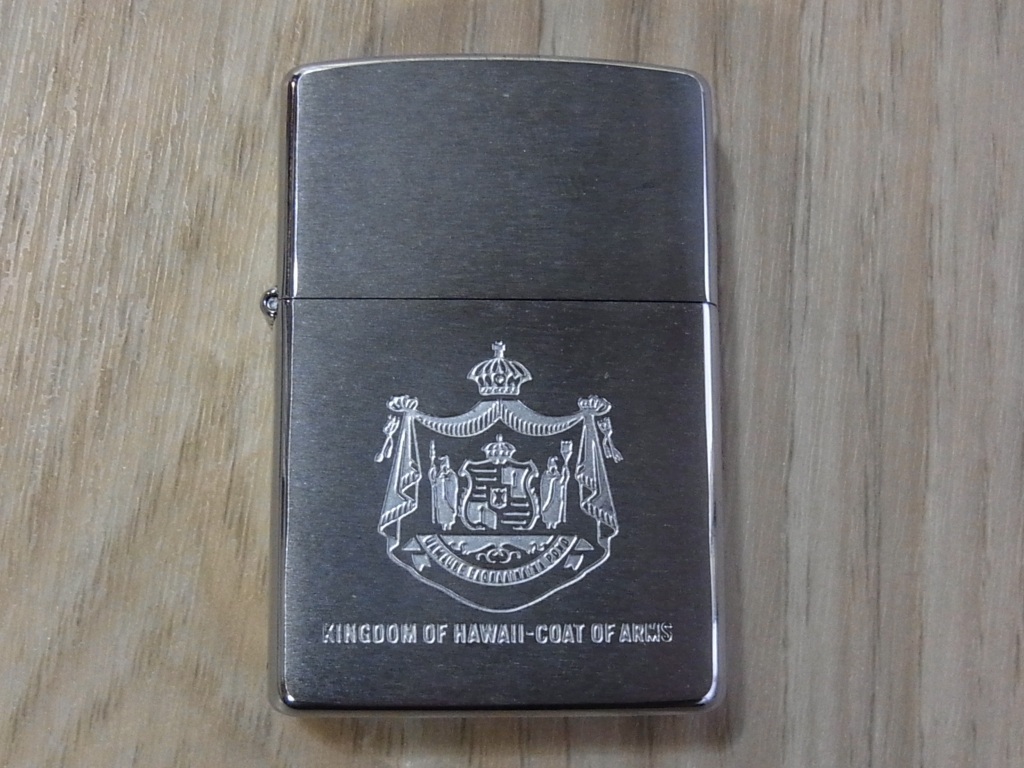 未使用★ZIPPO ジッポ★KINGDOM OF HAWAII CORT OF ARMS★1998_画像2