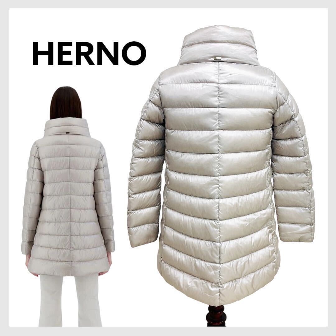 定価130 900円 HERNO ヘルノ Amelia アメリア Aライン 定価130 900円 HERNO ヘルノ Amelia アメリア Aライン