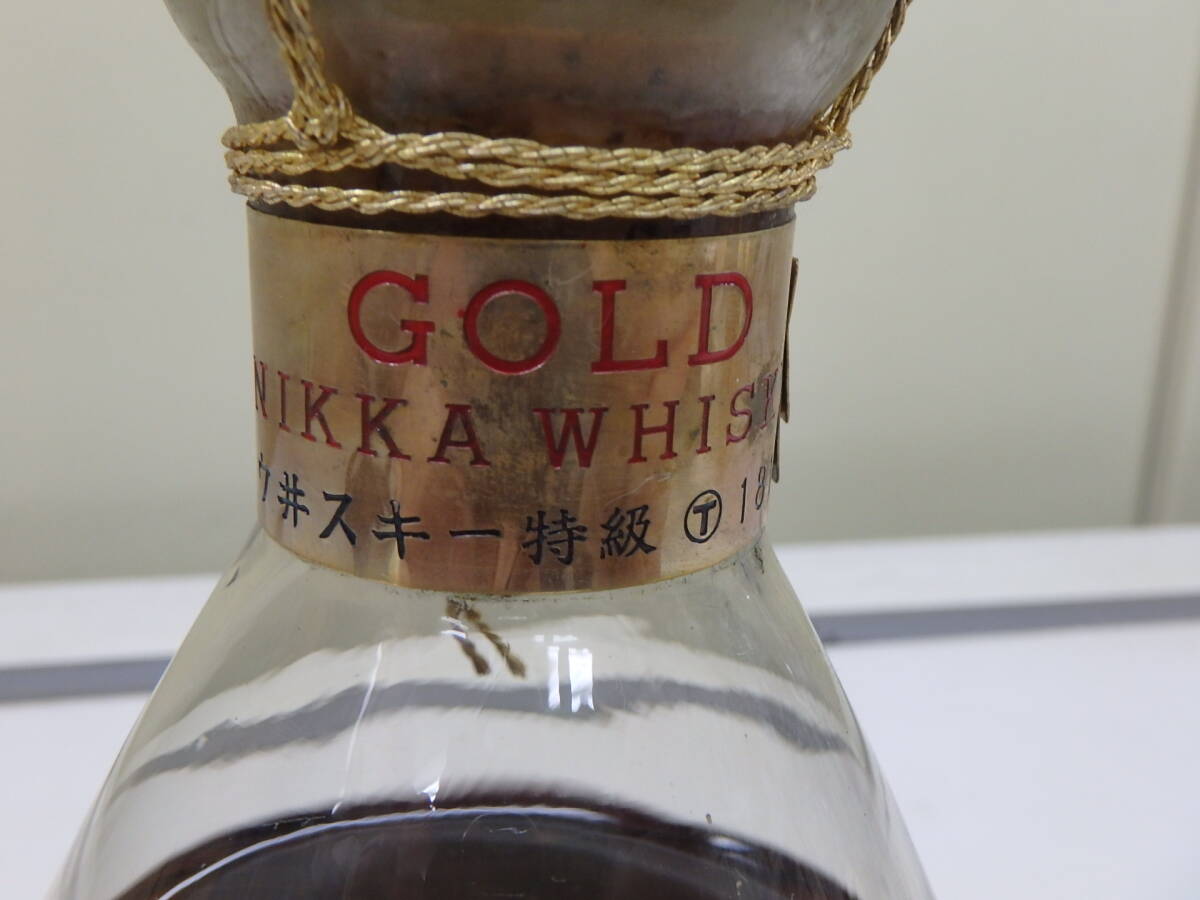 NIKKA WHISKY　ニッカウヰスキー　◆　ウイスキー特級、GOLD　◆　720ml、43％　◆　現状品_画像9