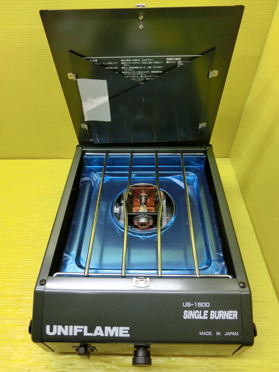 【高品質】 送料無料 希少 未使用 ユニフレーム シングルバーナー【US-1500 カセットボンベ