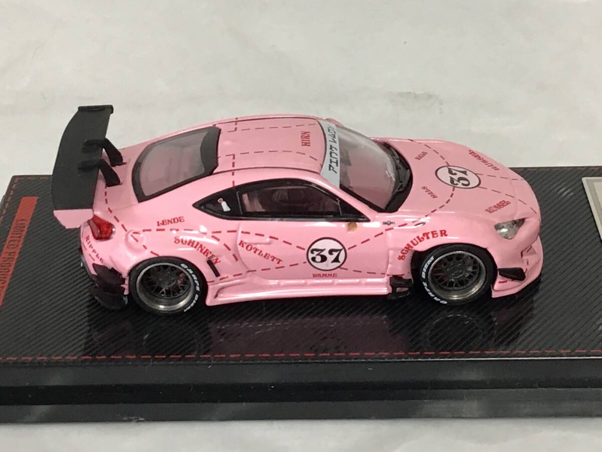 イグニッションモデル PANDEM トヨタ 86 V3 Pink ジャンク品 1/64_画像4