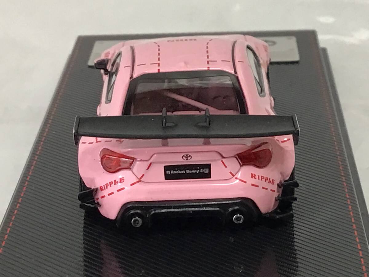 イグニッションモデル PANDEM トヨタ 86 V3 Pink ジャンク品 1/64_画像3