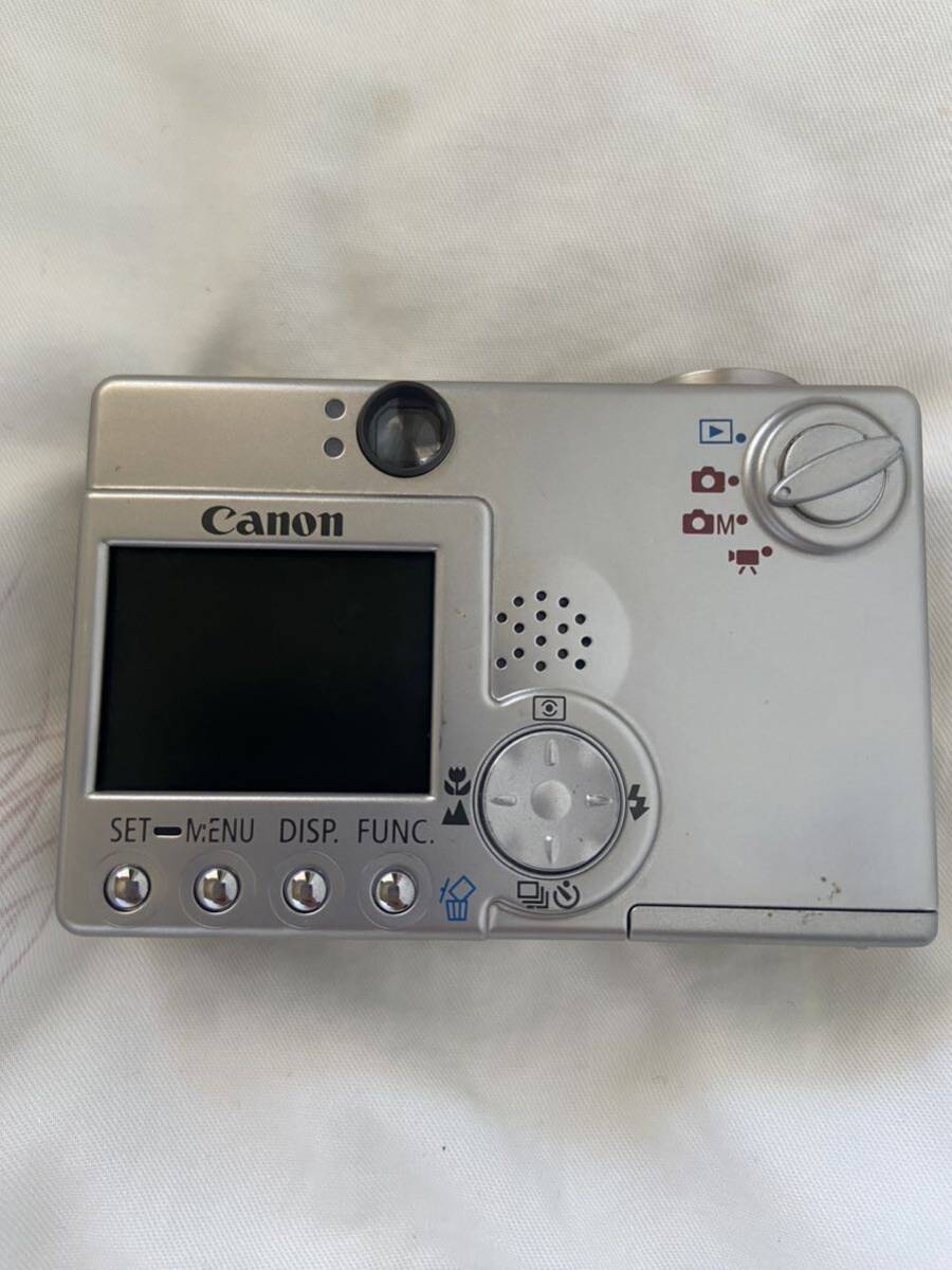 Canon PC1035 シルバー デジカメ デジタル カメラ 動作未確認返品不可の画像2