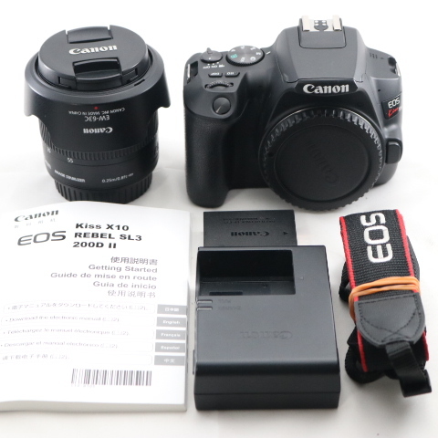 Canon デジタル一眼レフカメラ EOS Kiss X10 標準ズームキット ブラック