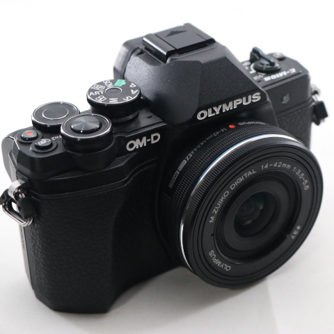 OLYMPUS ミラーレス一眼カメラ OM-D E-M10 MarkIII EZダブルズームキット ブラック_画像3