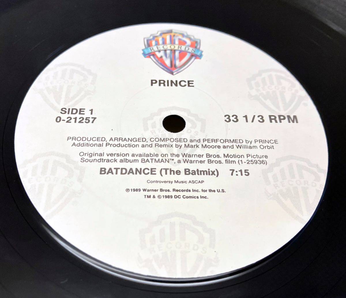 AB07403▲美品/US盤 PRINCE/BATDANCE 12インチレコード プリンス/映画 バットマン/サウンドトラック/Batmix_画像3