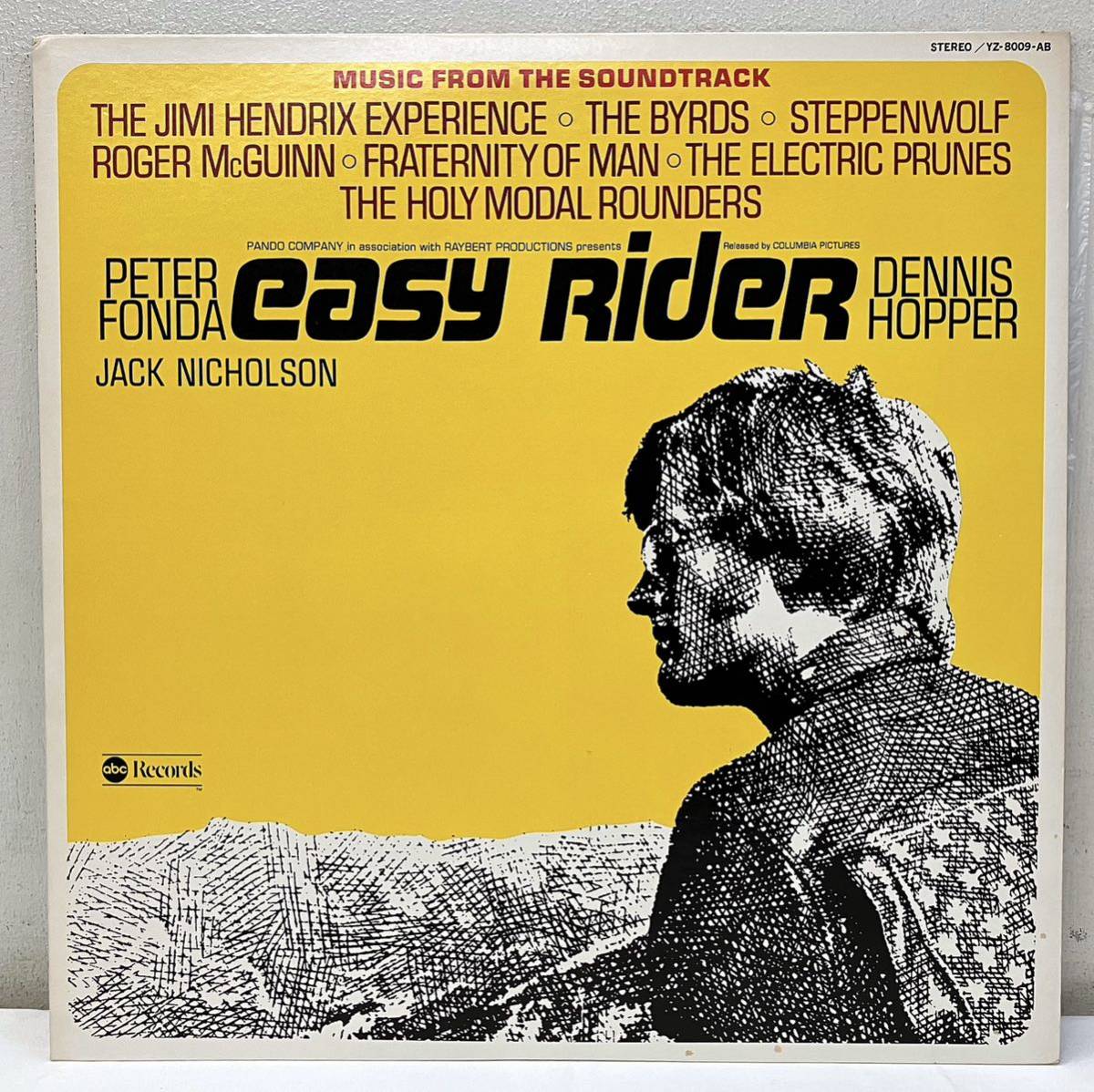 AB08403▲国内盤 映画 イージー・ライダー/EASY RIDER サウンドトラック LPレコード ステッペンウルフ/スミス/ザ・バーズ他_画像1