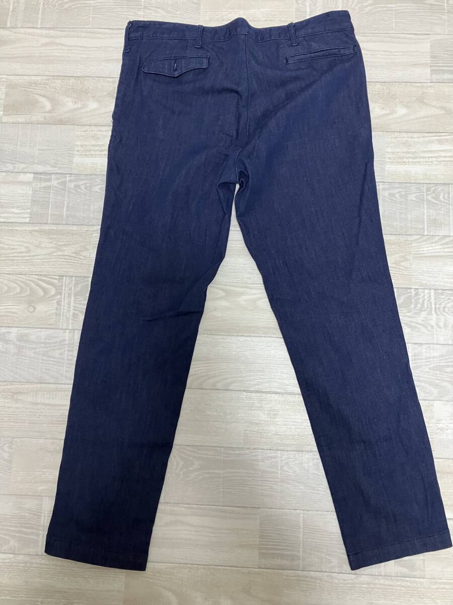 ★美品★JAPAN BLUE JEANS（ジャパンブルージーンズ） 別注 RJB4691 シンデニム 8.5oz オフィサー テーパードトラウザーパンツ ブルー_画像4