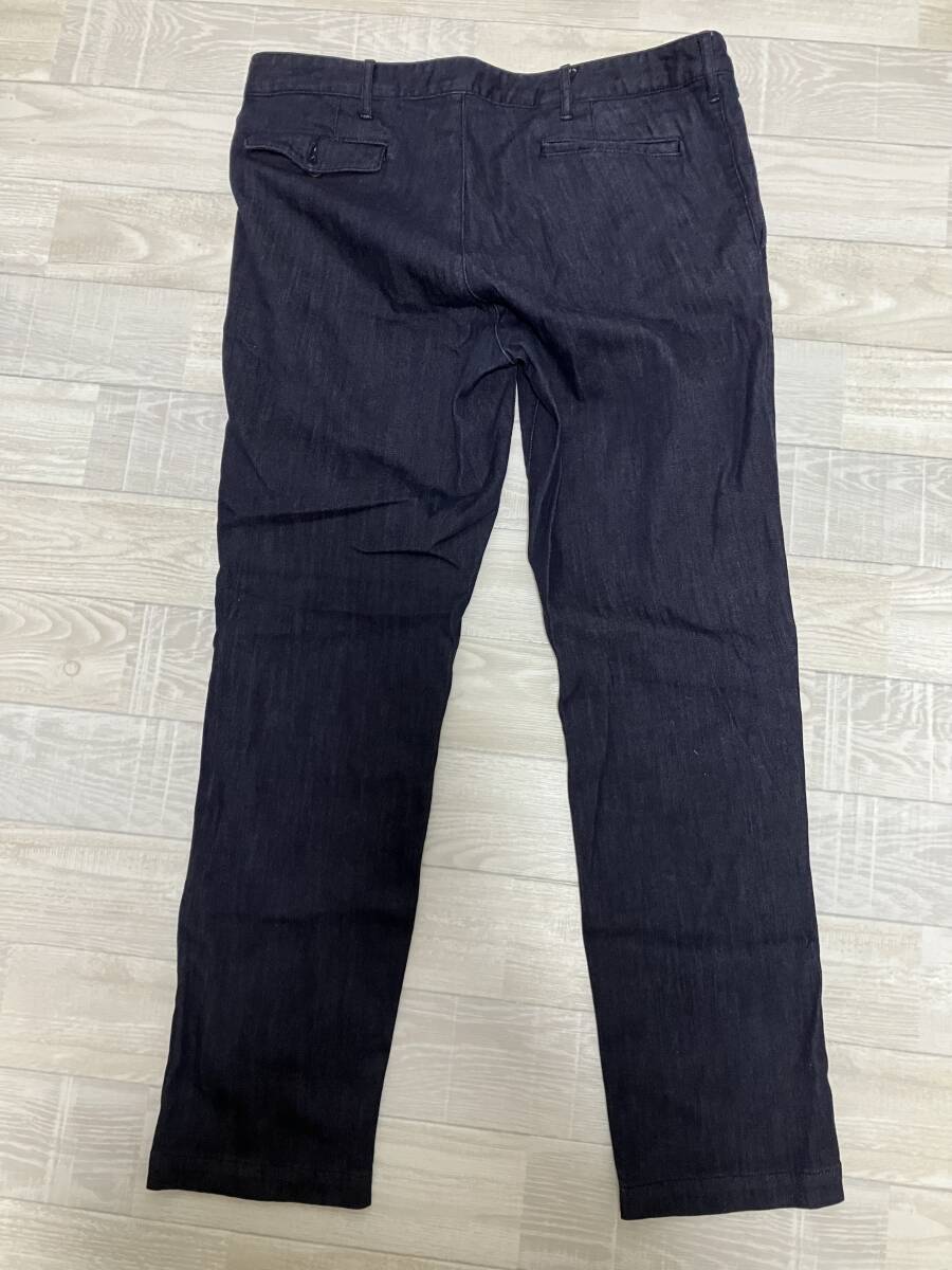 ★美品★JAPAN BLUE JEANS（ジャパンブルージーンズ 別注 RJB4691 シンデニム 8.5oz オフィサー テーパードトラウザーパンツ ネイビー　W36_画像4