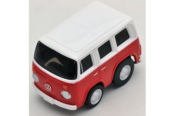5台～送料無料 箱付 新品 チョロQ ZERO Z-35a フォルクスワーゲン マイクロバス 赤白 VW ゼロ チョロQZERO CHORO-Q EMDTの画像2