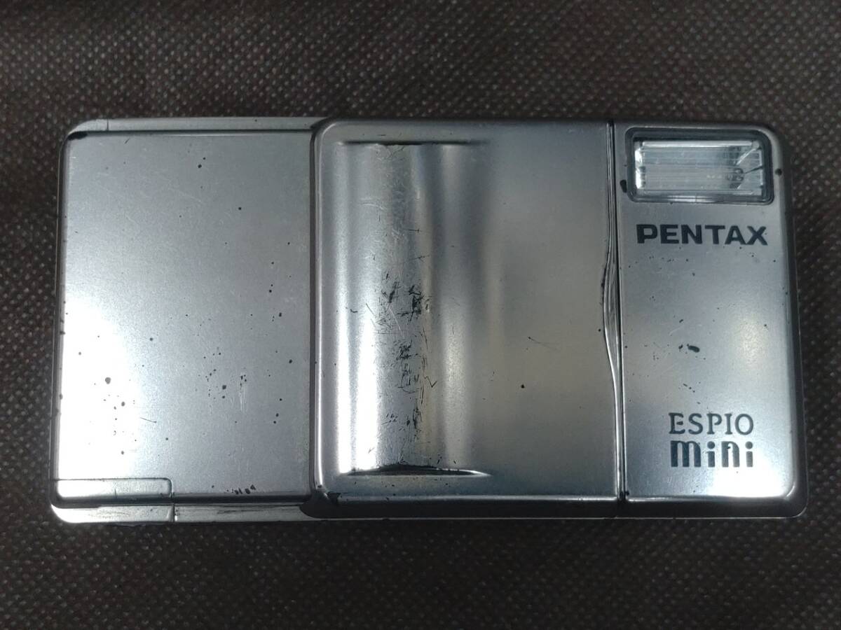 【09】Pentax ペンタックス ESPIO mini 75years シルバー 32mm 1：3.5 コンパクトカメラ 限定モデルの画像2