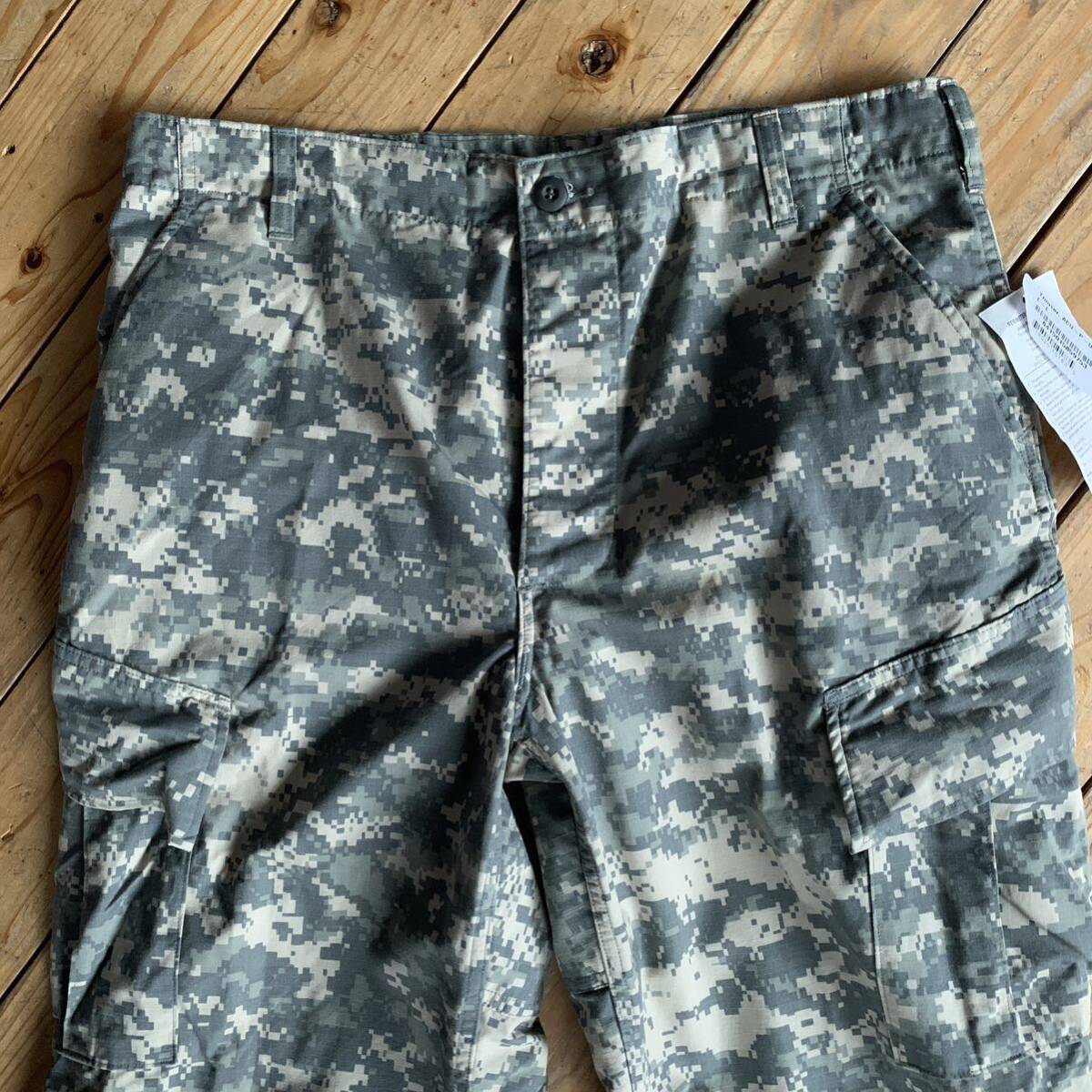 新品 アーミー ミリタリー デジカモパンツ メンズ LARGE-LONG 06年製 カーゴ 制服 米軍実物 ユニフォーム タグ付き未使用品 P1311の画像8