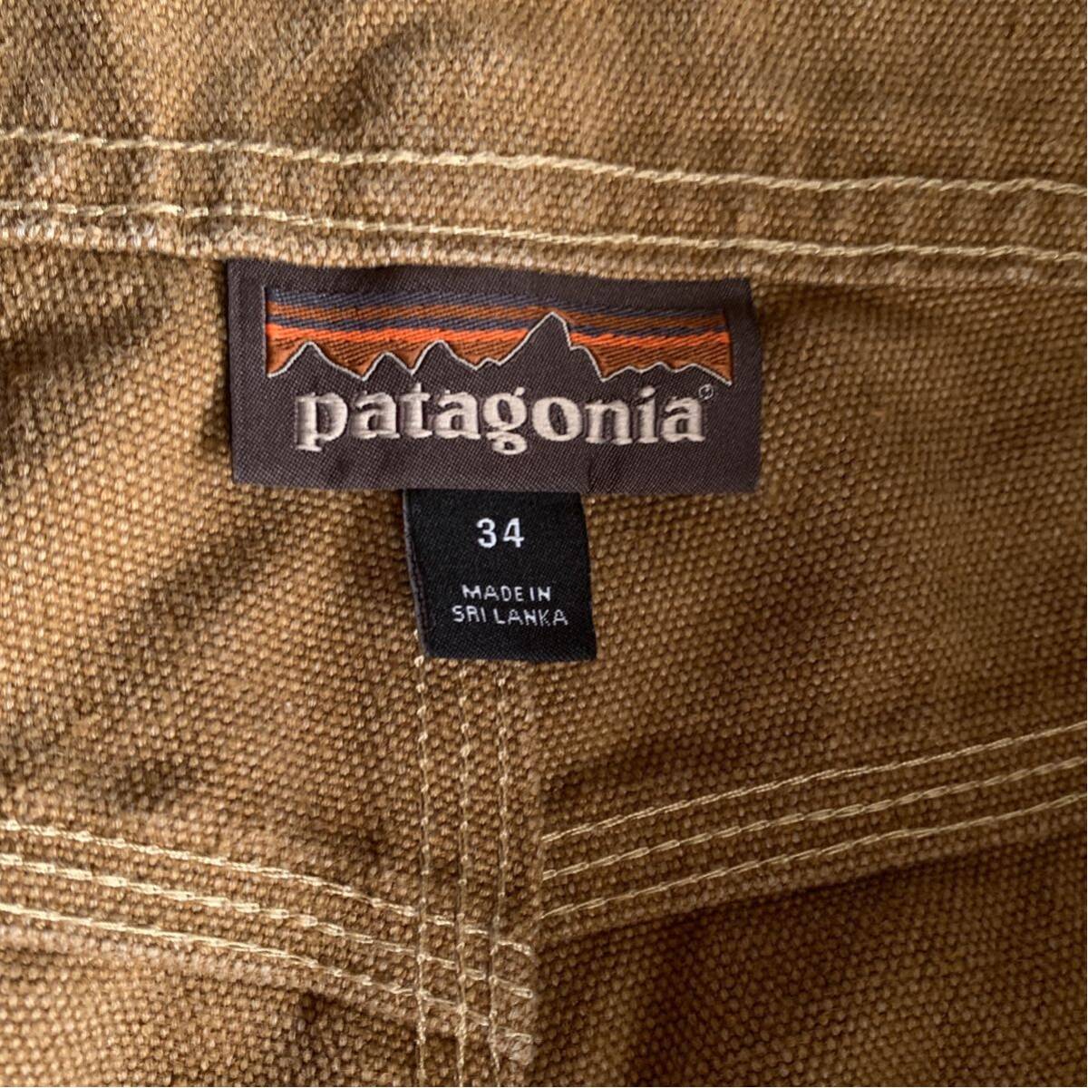 USA古着 patagonia パタゴニア ペインターパンツ メンズ 34サイズ ヘンプ ブラウン ストレート アメカジ おしゃれ 春物 P1320_画像4