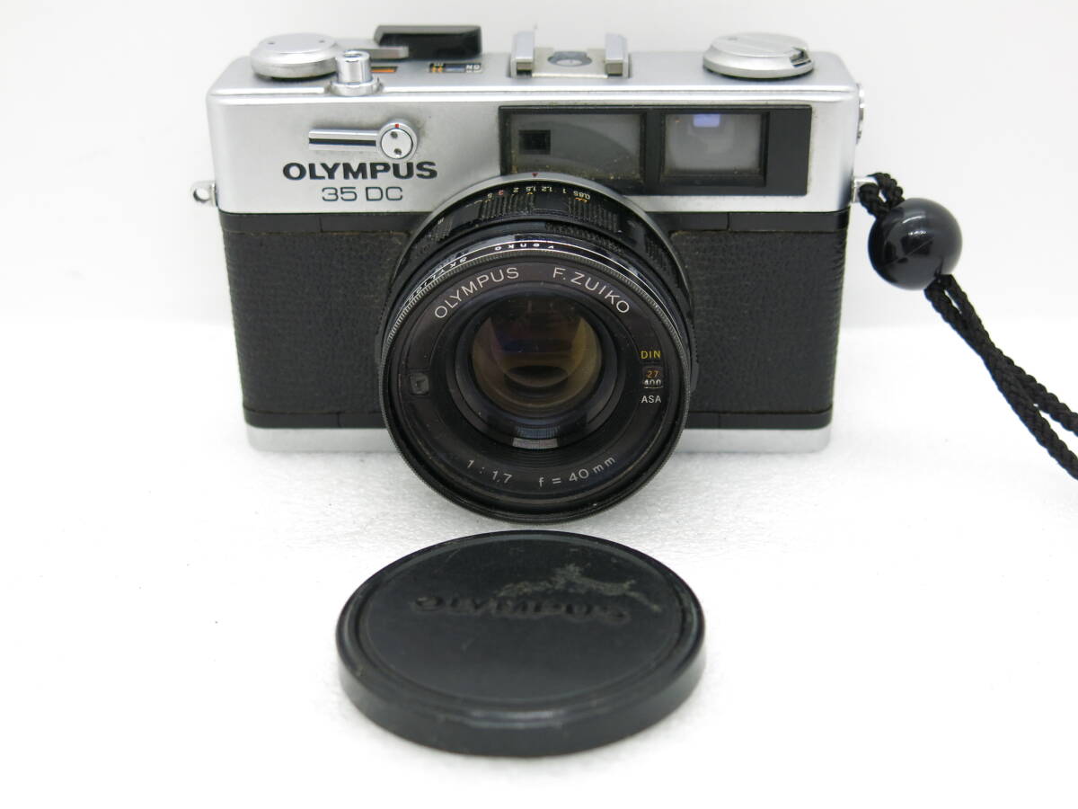 OLYMPUS 35DC フイルムカメラ　OLYMPUS F,zuiko 1:1.7 f=40mm 【ANN033】_画像1