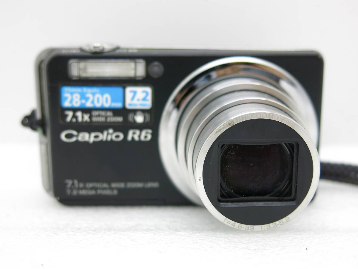 RICOH CaPlio R6 デジタルカメラ　7.1x OPTICAL WIDE ZOOM LENS f=4.6-33 / 1:3.3- 5.2 【ANN073】 _画像2