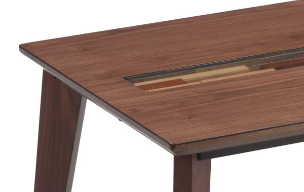 コタツテーブル こたつ 120センチ幅 長方形 ブラウン色 モダンデザイン 炬燵 暖卓 TEDDOII_画像3