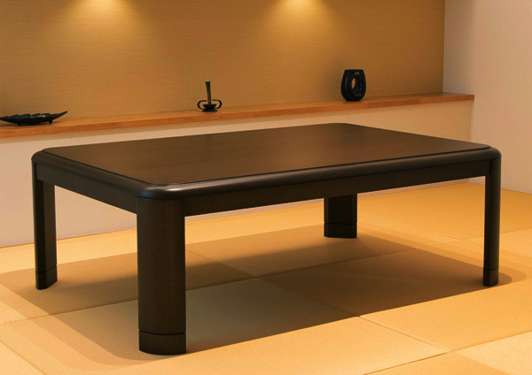 こたつテーブル コタツ 150センチ幅 長方形 コタツテーブル 新和風 和モダン ブラウン色 炬燵 暖卓 O-WEN_画像2