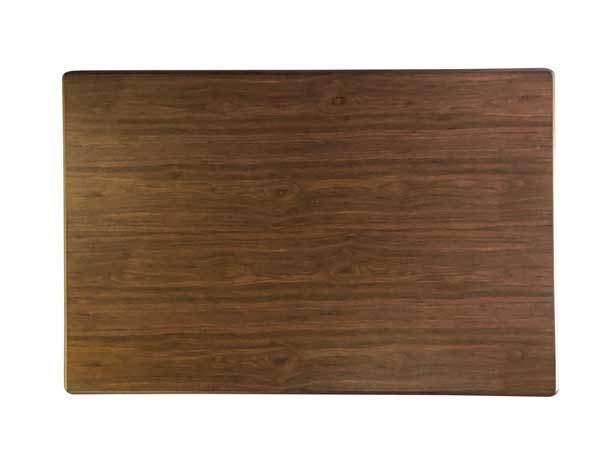 こたつ板 コタツ天板 120×80センチ長方形 片面仕様 国産品（日本製）天然杢ウォールナット突板