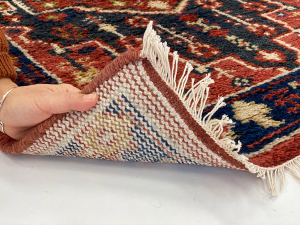 ギャベ ジュウタン190×240cm 長方形 ダークブラウン色(濃い茶色 ギャベ ジュウタン190×240cm 長方形 ダークブラウン色(濃い茶色