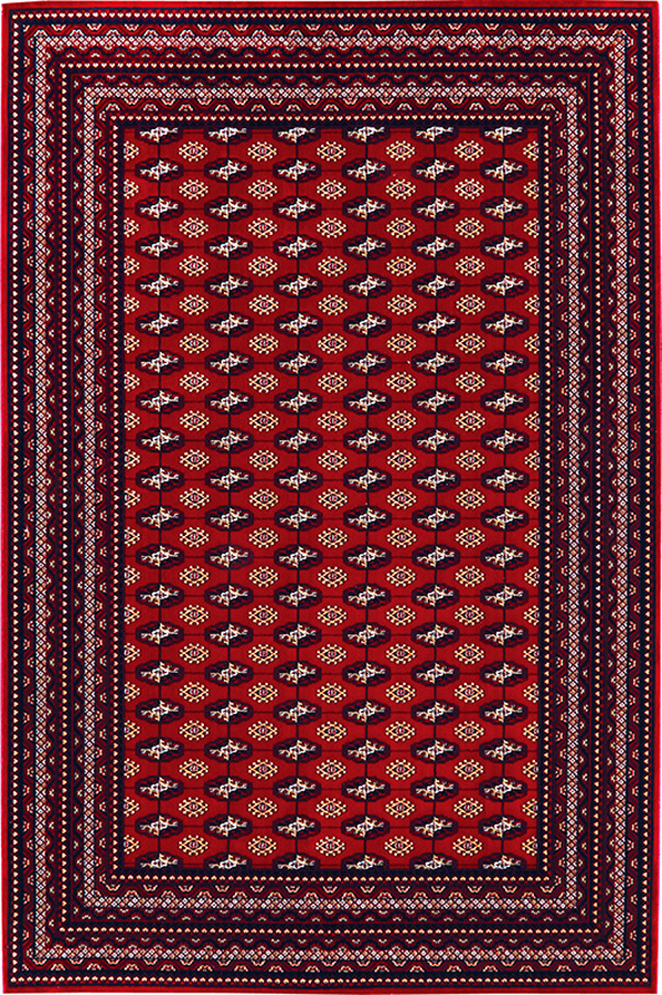 絨毯 カーペット ラグ 240×300cm レッド色 長方形 モダンデザイン ウィルトン織 BOKORO