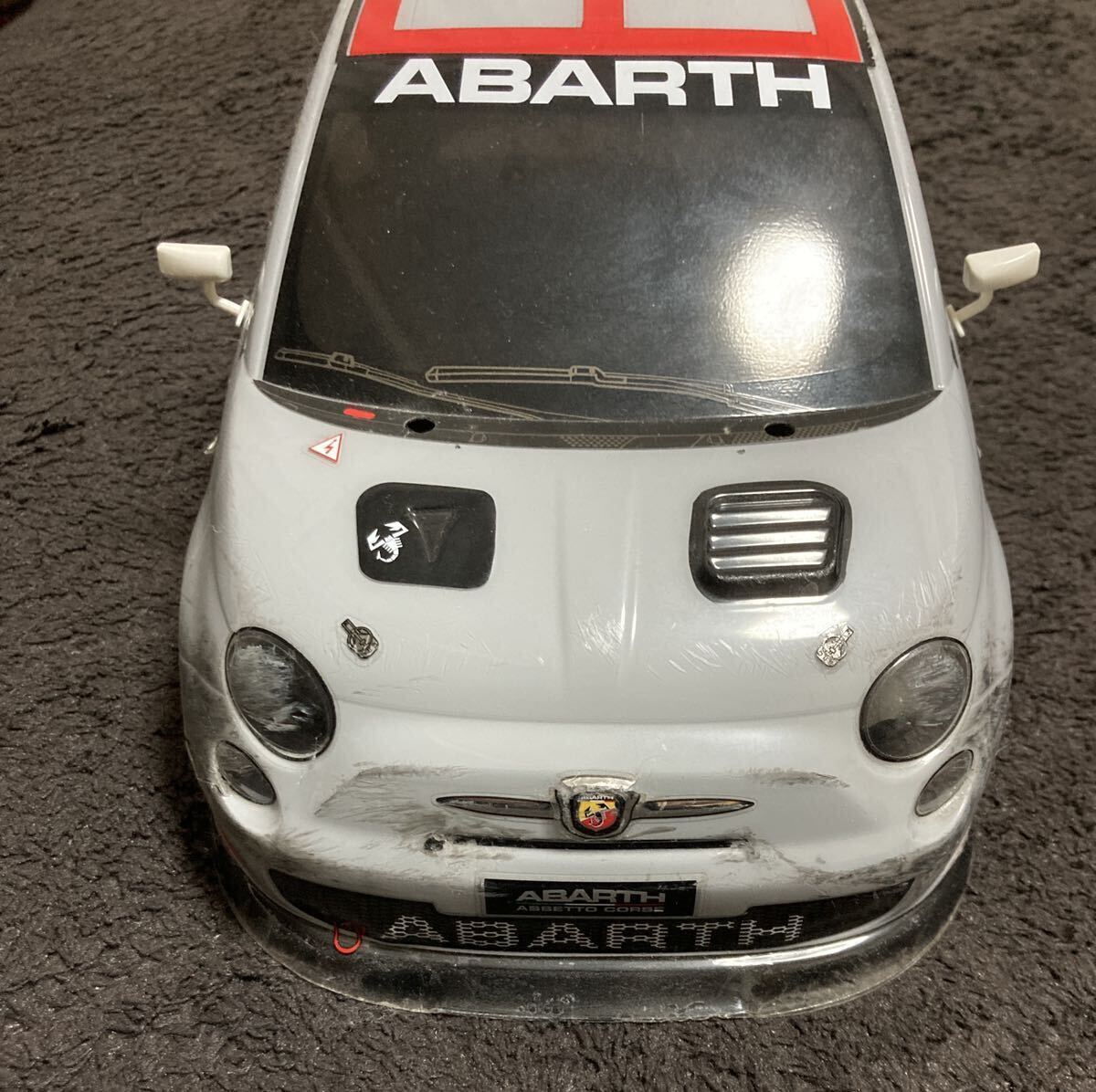 タミヤ M-05 1/10 ボディのみ アバルト500 アセットコルセ ABARTH FIAT 500 フィアット TAMIYA 田宮_画像2