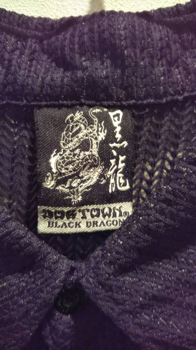 【DOG TOWN 黒龍】メンズシャツ（黒）BLACK DRAGONの画像2