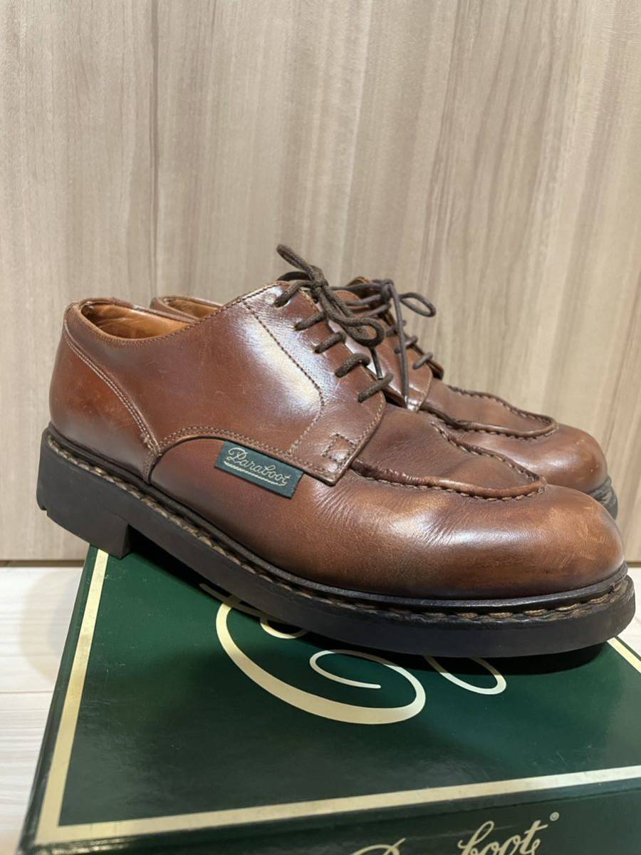 パラブーツ Paraboot シャンボード CHAMBORD 24.5cm革靴 レザー ブラウン_画像3