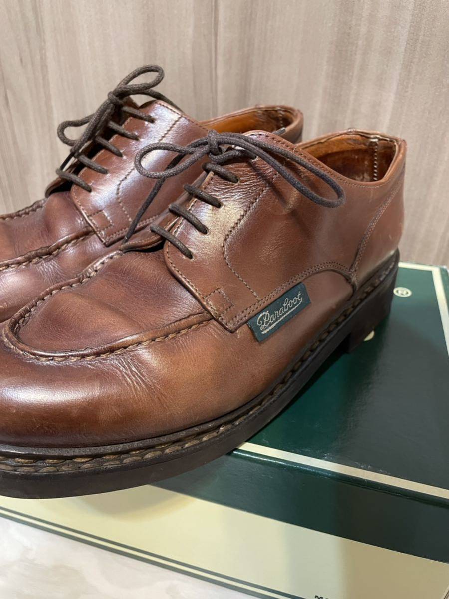 パラブーツ Paraboot シャンボード CHAMBORD 24.5cm革靴 レザー ブラウン_画像2