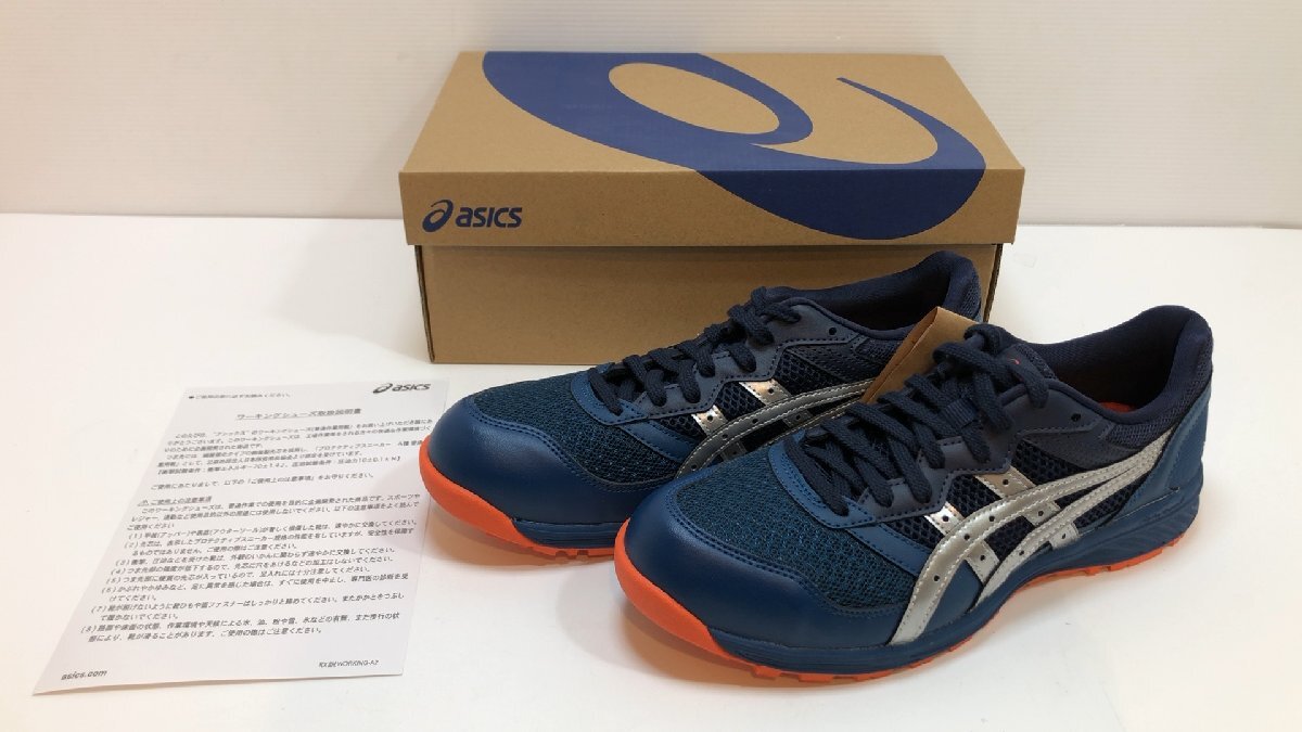  unused goods! Asics 25cm safety shoes Pro sneakers 2E corresponding WINJOB wing jobCP210 asics Pro tech tib sneakers 