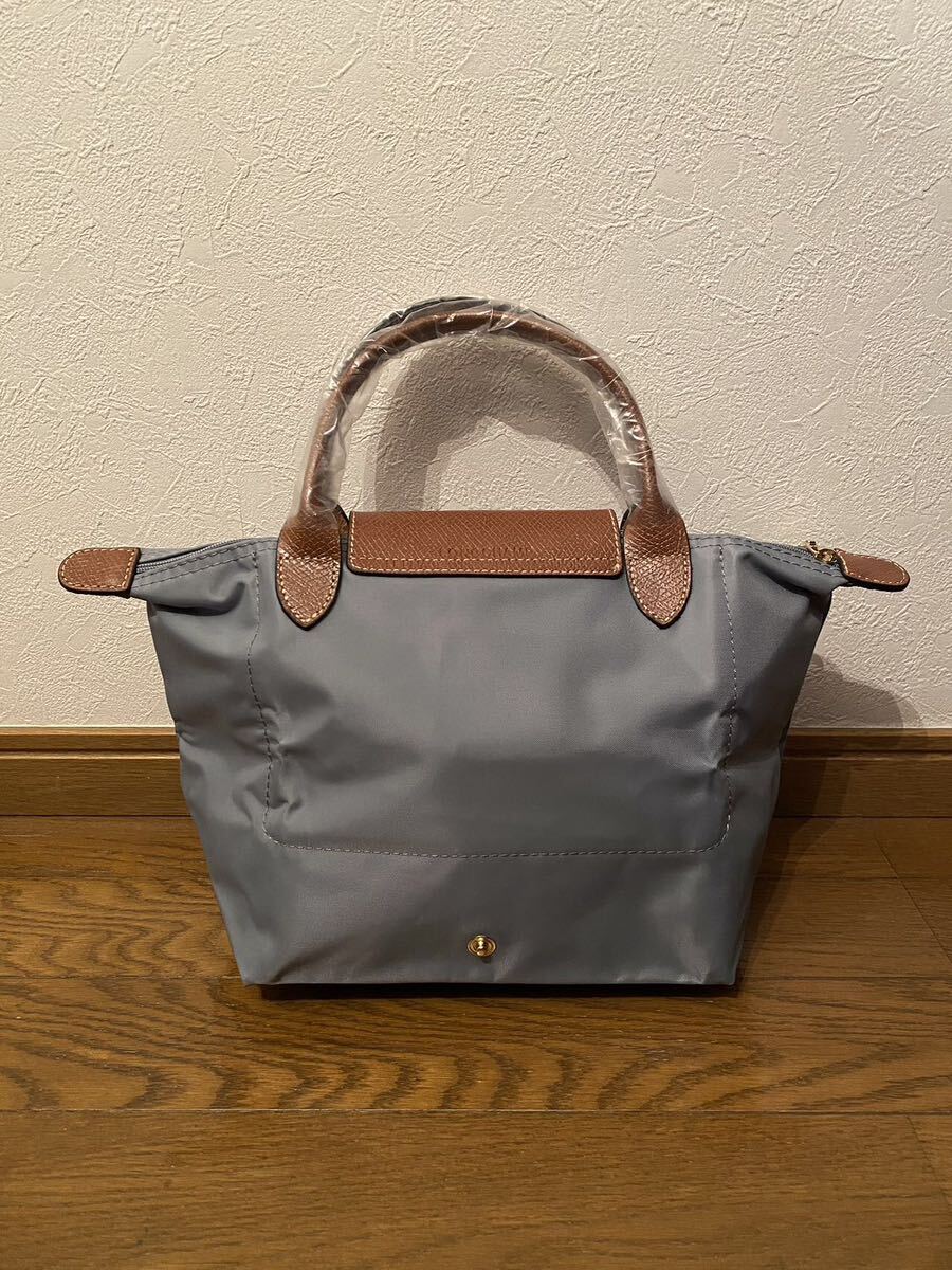 【新品】ロンシャン LONGCHAMP ル　プリアージュ トップハンドルバッグ S グレー_画像2