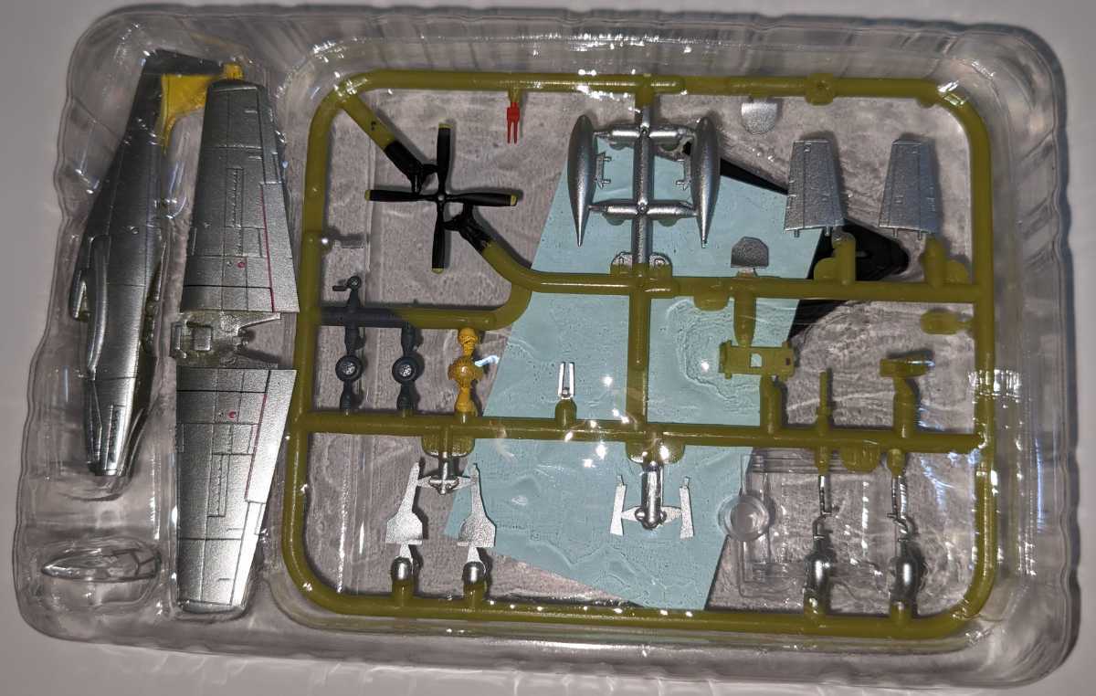 シークレット3-S：P-51H ムスタング 米空軍 第63戦闘飛行隊 ウイングキットコレクション18 幻の傑作機 1/144 エフトイズ F-toysの画像1