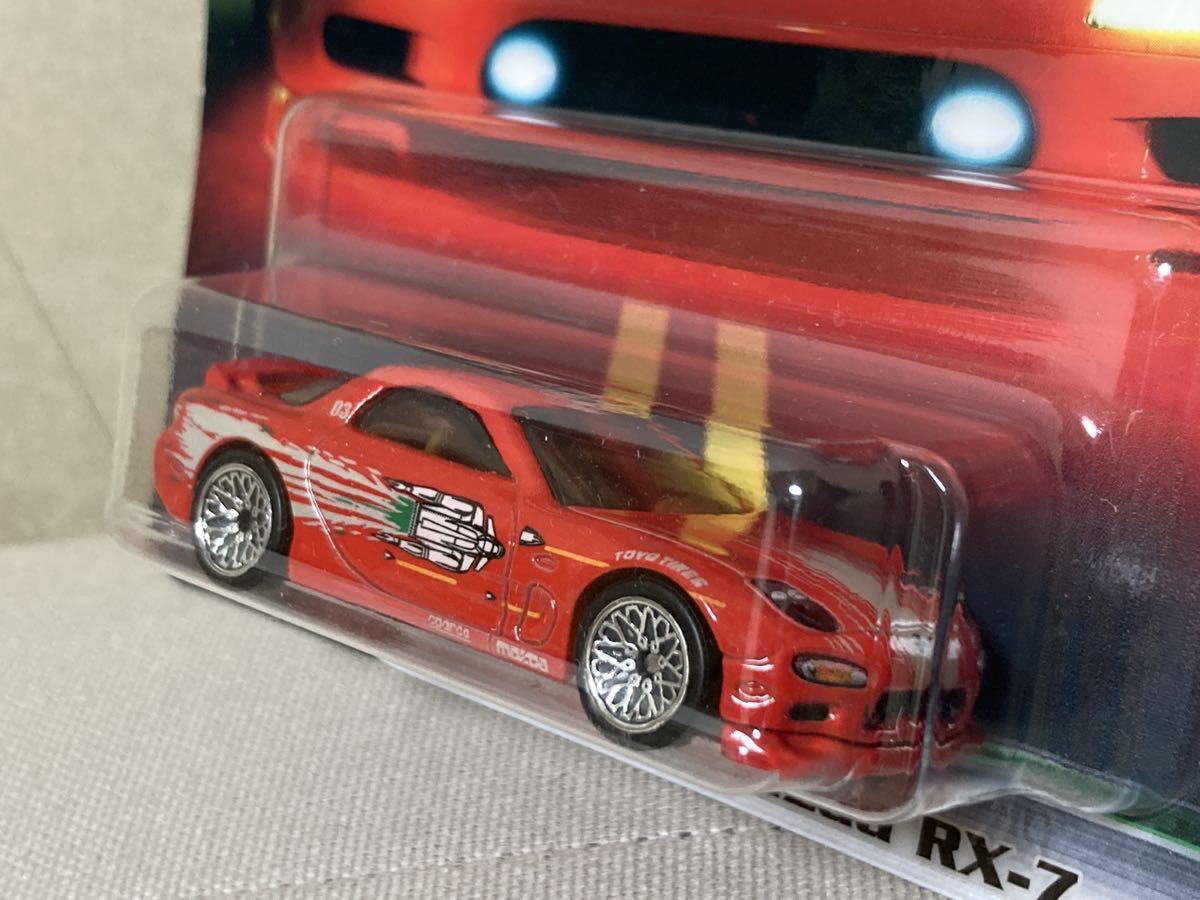 即決有★HW hotwheels ホットウィール FAST & FURIOUS '95 マツダ RX-7 ワイルドスピード MAZDA RX-7 FD★ミニカー_画像3