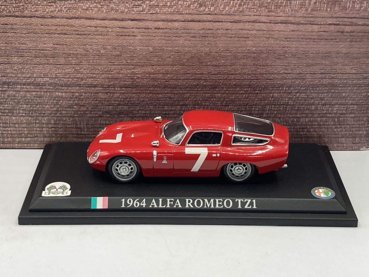 即決有★delprado デルプラド 1/43 1964 ALFA ROMEO TZ1 アルファロメオ レーシング★ミニカーの画像1