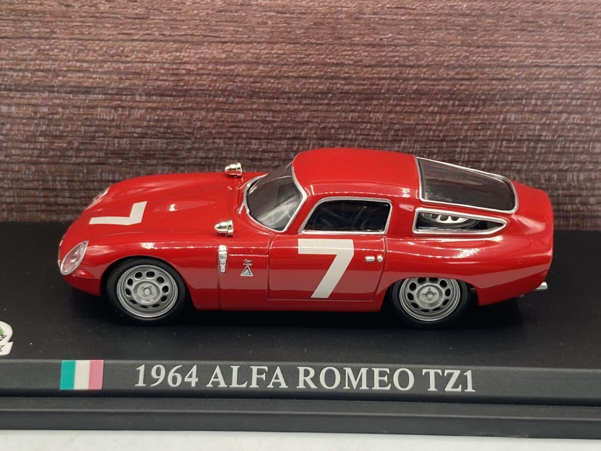 即決有★delprado デルプラド 1/43 1964 ALFA ROMEO TZ1 アルファロメオ レーシング★ミニカーの画像2