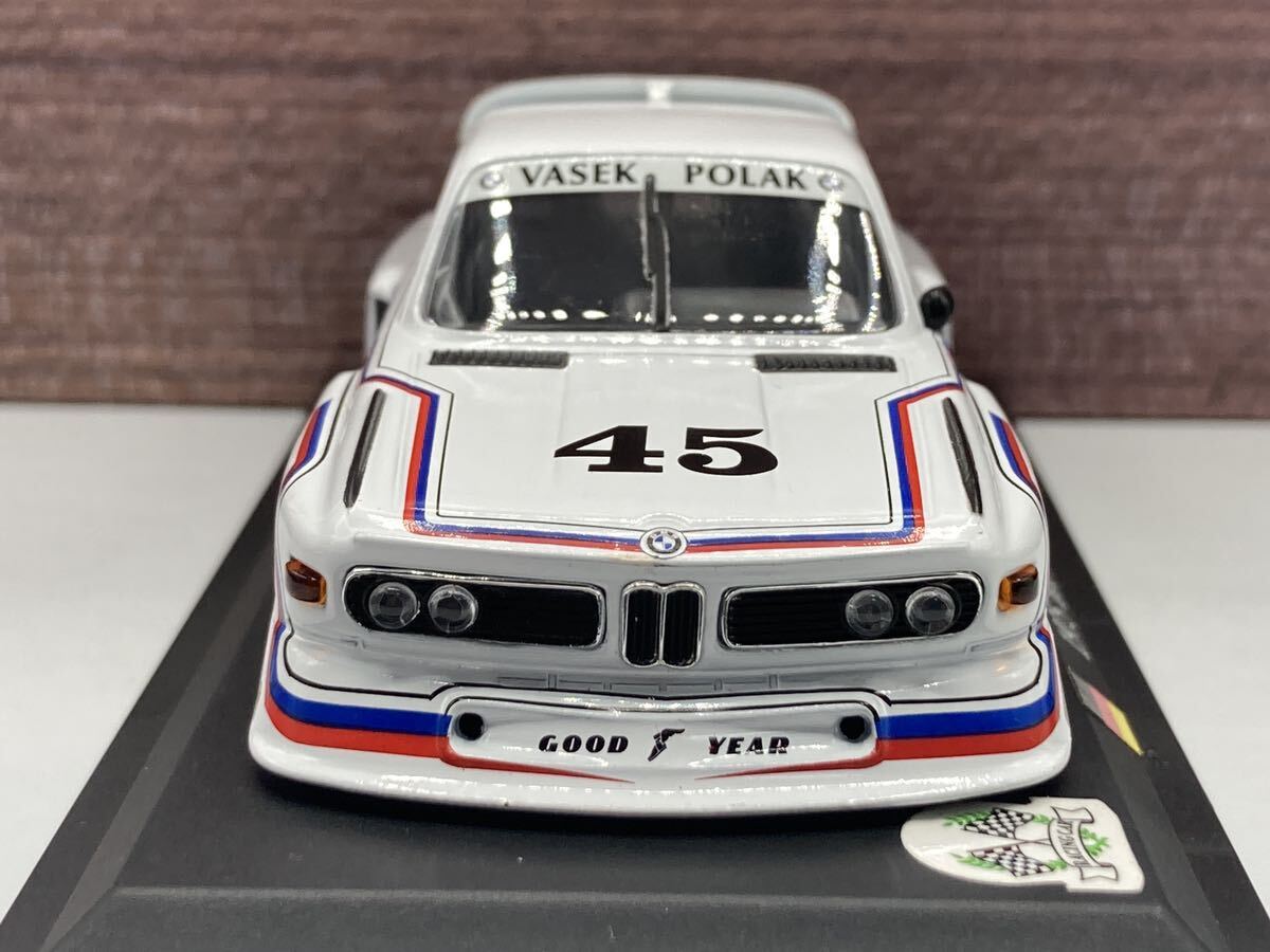 即決有★delprado デルプラド 1/43 1975 BMW 3.5CSL レーシングカー ★ミニカー_画像4