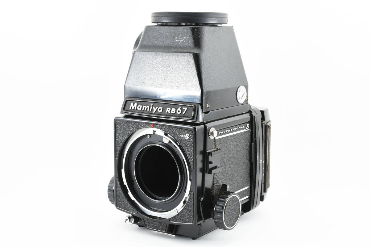 マミヤ Mamiya RB67 Pro S Body Metered Chimney Finder 220 Film Back from Japan 2098347