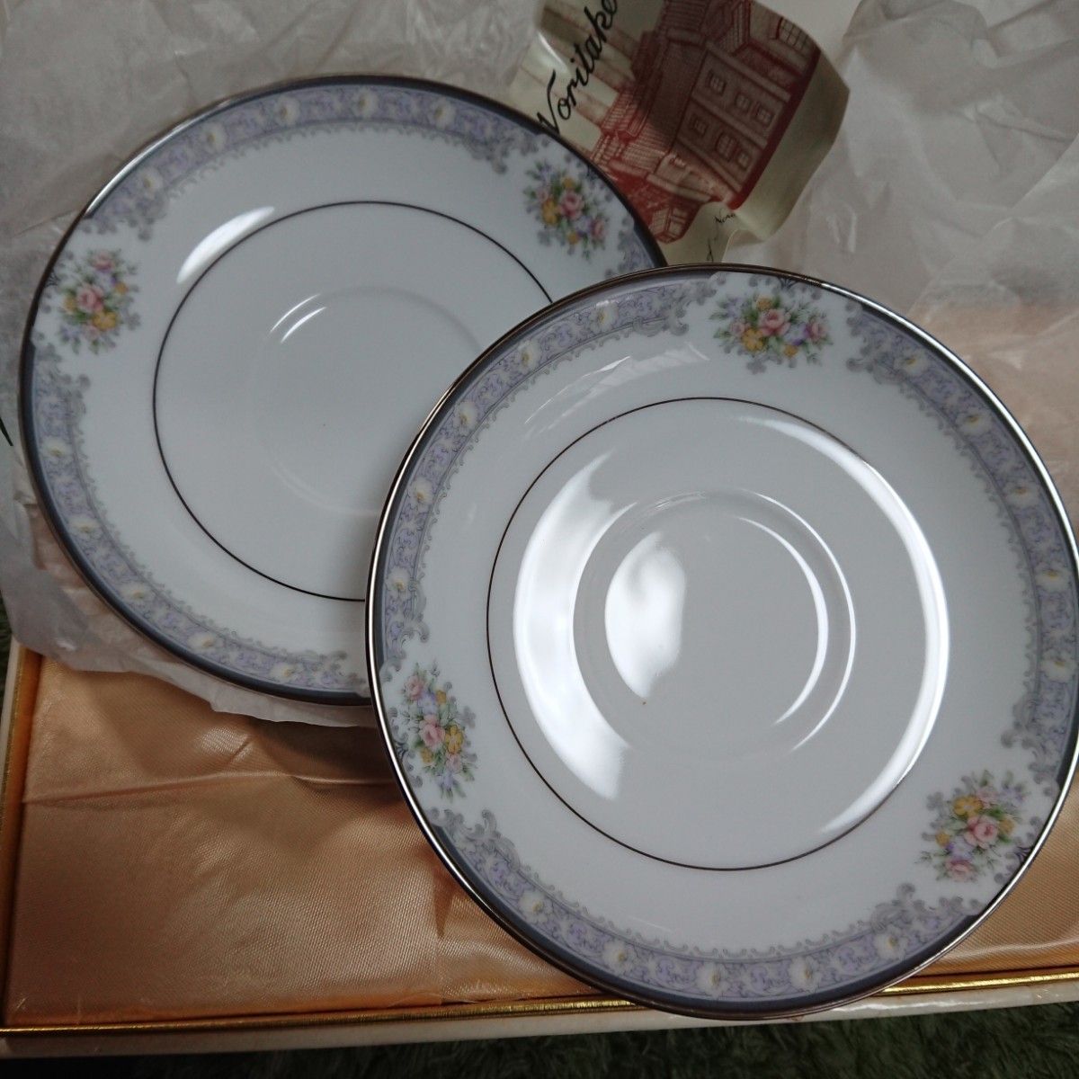 新品 未使用 Noritake カップ&ソーサー 2客サー カップ ノリタケ Noritake ティー 食器 コーヒー