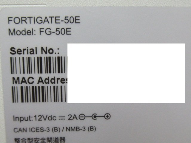 ▲Ω 保証有 送料無料 FG-50E 大量50台セット Fortinet FortiGate-50E UTM ライセンス切れ AC付 領収書可・祝10000取引突破の画像8