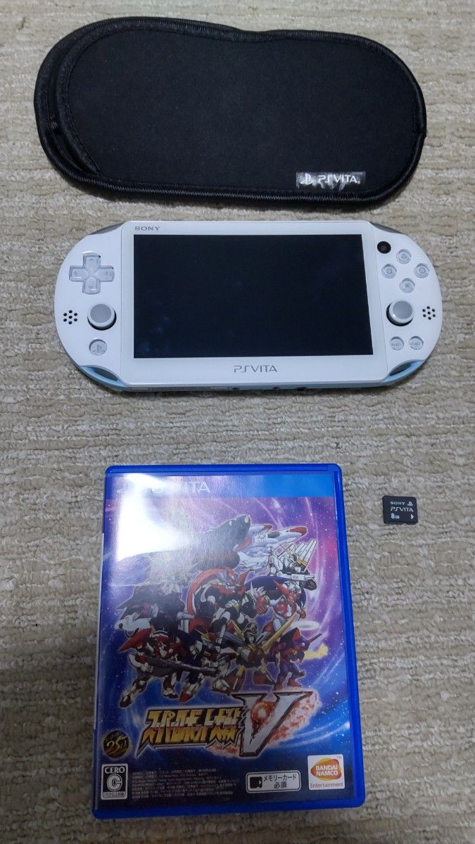 PlayStation Vita  Wi-Fiモデル ライトブルーPCH-2000ZA14　スーパーロボット大戦v