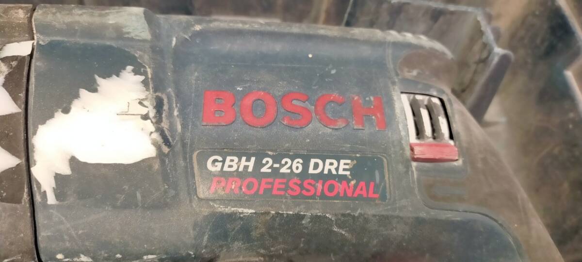 BOSCH GBH 2-26 DRE型 ハンマードリル 0 611 253 738 ケース有 通電OK 動作品 62846_画像2