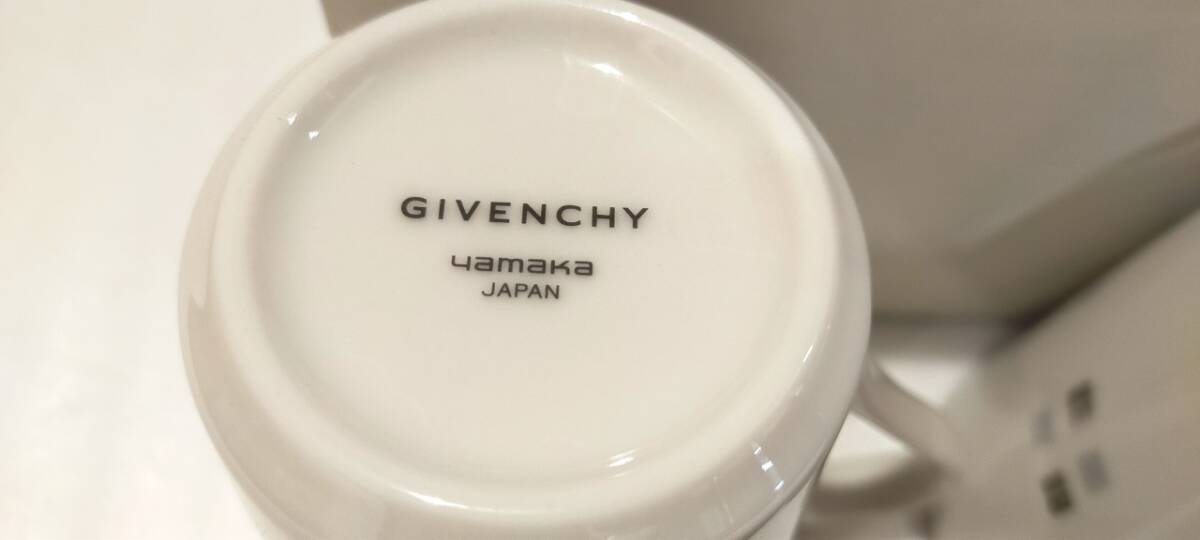 GIVENCHY × YAMAKA マグカップ ペアセット 箱有 未使用品？ ジバンシィ ジバンシー 山加商店 2個 62884の画像6