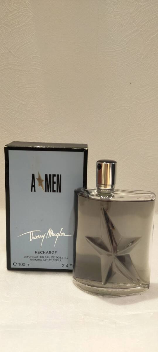 Thierry Mugler A☆MEN EDT ヴァポリザター リチャージ 100ml 箱有 残量90%以上 ティエリー ミュグレー オードトワレ 香水 スプレー 62998_画像1