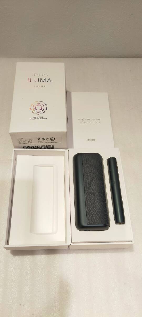 IQOS イルマ プライム キット オブシディアンブラック 加熱式タバコ C1402/C1502 通電OK 中古品 62997_画像1